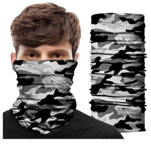 Load image into Gallery viewer, Camouflage Neck Gaiter Hunting Scarves Ice Silk Bandana Tubular Buff Half Mask Tactical Sport Headband Balaclava  Balaclava Seamless Magic Head Scarf Breathable Bandana Turban Outdoor Hiking Quick-Dry Sweat Absorbing Scarves Multifunction Beanie Hat
