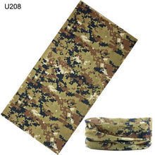 Load image into Gallery viewer, Camouflage Neck Gaiter Hunting Scarves Ice Silk Bandana Tubular Buff Half Mask Tactical Sport Headband Balaclava  Balaclava Seamless Magic Head Scarf Breathable Bandana Turban Outdoor Hiking Quick-Dry Sweat Absorbing Scarves Multifunction Beanie Hat
