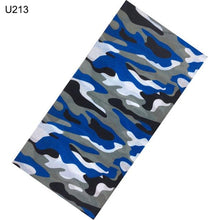 Load image into Gallery viewer, Camouflage Neck Gaiter Hunting Scarves Ice Silk Bandana Tubular Buff Half Mask Tactical Sport Headband Balaclava  Balaclava Seamless Magic Head Scarf Breathable Bandana Turban Outdoor Hiking Quick-Dry Sweat Absorbing Scarves Multifunction Beanie Hat
