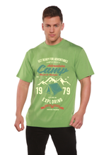 Load image into Gallery viewer, Camp Adventure Men's Bamboo Viscose/Organic Cotton Short Sleeve Graphic T-Shirt

