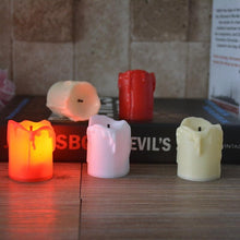 Load image into Gallery viewer, Candles Light Lamp LED Tea light Romantic Battery Operated Flameless Candles with Remote Candle with Timer LED Tealights Flickering Candles Unscented LED Realistic Tea light Creative Flameless Battery Colorful Electronic Best Gift Home
