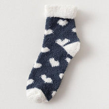 Load image into Gallery viewer, Candy Warm Lady Heart Cute Winter Kawaii Thick Casual Women Socks Fuzzy Fluffy Terry Warm Socks Short Cute Cotton Socks Winter Socks Short Socks For Men And Women
