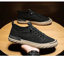 Load image into Gallery viewer, Canvas Men's Comfortable All-match Sneakers Breathable Cloth Casual Sports Flats Men Lightweight Outdoor Walking Sneakers Modern Design

