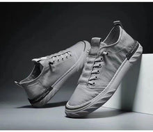 Load image into Gallery viewer, Canvas Men's Comfortable All-match Sneakers Breathable Cloth Casual Sports Flats Men Lightweight Outdoor Walking Sneakers Modern Design
