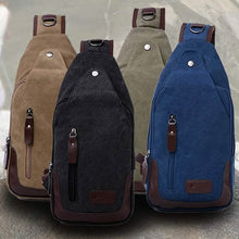 Load image into Gallery viewer, Canvas Shoulder Sling Bag - Assorted Colors
