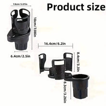 Load image into Gallery viewer, Car Adapter Adjustable Multifunctional Dual Cup Holder With Phone Holder Aromatherapy Organizer
