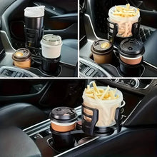 Load image into Gallery viewer, Car Adapter Adjustable Multifunctional Dual Cup Holder With Phone Holder Aromatherapy Organizer
