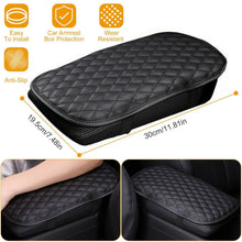 Load image into Gallery viewer, Car Armrest Pad Cover PU Leather Fit for SUV Truck Car
