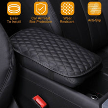 Load image into Gallery viewer, Car Armrest Pad Cover PU Leather Fit for SUV Truck Car
