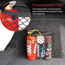 Load image into Gallery viewer, Car Back Rear Mesh Trunk Seat Elastic String Net Magic Sticker Universal Storage Bag
