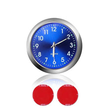 Load image into Gallery viewer, Car Clock Luminous Mini Automobiles Internal Stick-On Digital Watch  Stick on Dashboard Car Clock Mini Tiny Small Luminous Car Vent Clocks Watch for Dashboard Boat Bike Home Mechanics Quartz Clocks Auto Ornament Car Accessories Gifts
