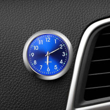 Load image into Gallery viewer, Car Clock Luminous Mini Automobiles Internal Stick-On Digital Watch  Stick on Dashboard Car Clock Mini Tiny Small Luminous Car Vent Clocks Watch for Dashboard Boat Bike Home Mechanics Quartz Clocks Auto Ornament Car Accessories Gifts
