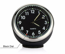 Load image into Gallery viewer, Car Clock Ornament Auto Watch  Mini Clock Car Dashboard Clocks Luminous Car Clock Pocket Stick-On Clock Cars Air Vent Clip Quartz Clocks Vehicle Dashboard Decoration Automobiles Interior Dashboard Time Display Digital Pointer Clock In Car Accessories
