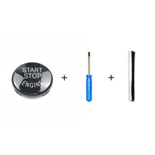 Load image into Gallery viewer, Car Engine Start Button Replace Cover Stop Switch Accessories Start Stop Engine Button Switch Cover Engine Switch Power Ignition Start Stop Button Replacement Car Decor
