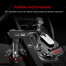 Load image into Gallery viewer, Car FM Transmitter with Wireless Earpiece 2 USB Charge Ports
