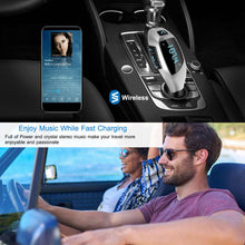 Load image into Gallery viewer, Car FM Wireless Transmitter USB Charge
