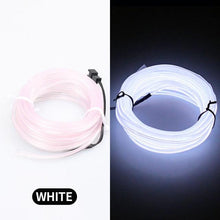 Load image into Gallery viewer, Car LED Neon Cold Light Auto Interior Atmosphere Neon Glowing Strobing Electroluminescent Wire Lights Neon Light USB 5V with Fuse Protection for Automotive Car Interior Decoration Light Refit Decoration Strips Shine Usb Cigar Lighter Driver
