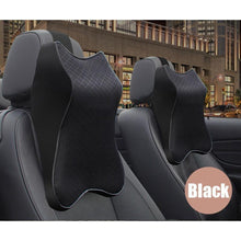 Load image into Gallery viewer, Car Neck Pillow Adjustable Head Restraint 3D Memory Foam  Car Neck Support Pillow Neck Pain Relief Auto Headrest Travel Pillow Neck Support Holder Seat Pillow Adjustable Car Neck Pillow Premium Interior Accessories Headrest Support for Driver
