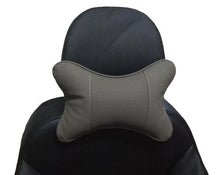 Load image into Gallery viewer, Car Neck Pillows Headrest Relief Filled Fiber Universal Car Pillow Both Side Pu Leather 1pcs Pack Headrest For Car Neck Pillows Both Side Pu Leather Headrest Head Pain Relief Filled Fiber Universal Car Pillow Neck Pillow Softness Car Headrest Pillow
