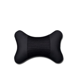 Load image into Gallery viewer, Car Neck Pillows Headrest Relief Filled Fiber Universal Car Pillow Both Side Pu Leather 1pcs Pack Headrest For Car Neck Pillows Both Side Pu Leather Headrest Head Pain Relief Filled Fiber Universal Car Pillow Neck Pillow Softness Car Headrest Pillow
