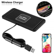 Load image into Gallery viewer, Car QI Wireless Phone Charger Non Slip Pad Mat Fast Charging
