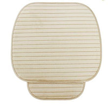 Load image into Gallery viewer, Car Seat Cover Front Rear Flocking Cloth Cushion Non Slide Auto Accessories Universal Seat Protector Mat Pad Keep Warm in Winter Breathable Comfort Car Front Drivers or Passenger Seat Cushion, Universal Auto Interior Seat Bottom Protector Mat
