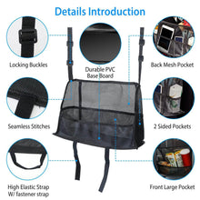 Load image into Gallery viewer, Car Storage Netting Pouch Seat Side Storage Mesh Organizer Bag
