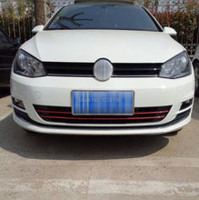 Load image into Gallery viewer, Car Styling Fashion Front Grills Stickers Car Accessories Decorative Car Body Decals Grille Trim Center Mesh Strip Sticker Cover Guards Compatible Decorative Auto Body Stickers for Cars Motorcycles
