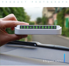 Load image into Gallery viewer, Car Temporary Parking Card Phone Number Card Plate Telephone Number Car Park Stop Temporary Car Parking Phone Number Card Plate Telephone Number Car Park Stop in Car-Styling Automobile Accessories Automobile Accessories Car-styling 13x2.5cm
