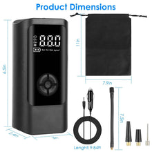 Load image into Gallery viewer, Car Tire Inflator Corded with LED Light
