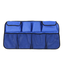 Load image into Gallery viewer, Car Trunk Organizer Adjustable Backseat Storage Bag Net High Capacity Multi-use Oxford Automobile Adjustable Strap Durable Seat Back Organizers Universal Back Seat Trunk Organizer Hanging Car Organizer Trunk Foldable Cargo Storage Backseat Trunk Organizer
