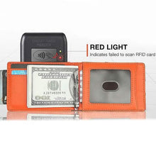 Load image into Gallery viewer, Carbon Fiber Rfid Men Wallets Bi-fold Vallet Billfold
