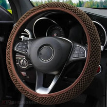Load image into Gallery viewer, Carbon Fiber Sports Steering Wheel Cover
