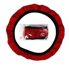 Load image into Gallery viewer, Carbon Fiber Sports Steering Wheel Cover

