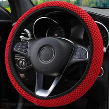 Load image into Gallery viewer, Carbon Fiber Sports Steering Wheel Cover
