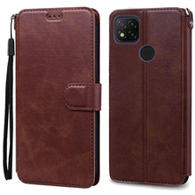 Load image into Gallery viewer, Card Holder Leather Protective Phone Case For Xiaomi Redmi 9C Case Luxury Leather Wallet Phone Case For Xiaomi Redmi 9C NFC Redmi9C 9 C NFC Flip Cover Shell
