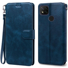 Load image into Gallery viewer, Card Holder Leather Protective Phone Case For Xiaomi Redmi 9C Case Luxury Leather Wallet Phone Case For Xiaomi Redmi 9C NFC Redmi9C 9 C NFC Flip Cover Shell
