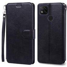 Load image into Gallery viewer, Card Holder Leather Protective Phone Case For Xiaomi Redmi 9C Case Luxury Leather Wallet Phone Case For Xiaomi Redmi 9C NFC Redmi9C 9 C NFC Flip Cover Shell
