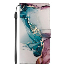 Load image into Gallery viewer, Card Holder PU Leather Wrist Strap Protective Wallet Case Marble Leather Case For Xiaomi Redmi Note 11S 11 Pro 5G Flip Cover Stand Wallet Book Case For Redmi Note11S 11Pro 5G 2022
