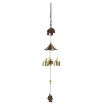 Load image into Gallery viewer, Carillon Outdoor Living Wind Chimes Garden Tubes Bells Copper 3 Bells Living Yard Door Window Hanging Wind Chimes Home Decor Wind Bells for Glory Mother’s Love Gift Garden Backyard Church Hanging Decor
