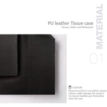 Load image into Gallery viewer, Carrotez Modern PU Leather Square Tissue Box Holder
