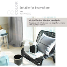 Load image into Gallery viewer, Carrotez Modern PU Leather Square Tissue Box Holder
