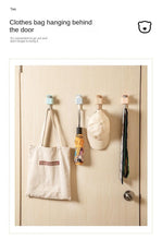 Load image into Gallery viewer, Cartoon Cat Hook Self Adhesive Dormitory Bedroom Door Hangers Hooks Key Umbrella Towel Cap Coat Rack Wall Animal Decoration Rack Non-Marking Hook Nail-Free Animal Hook Entrance Key Strong Sticking Hook
