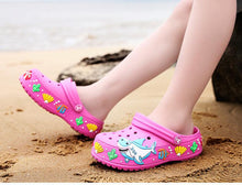 Load image into Gallery viewer, Cartoon Ocean Fashion Children Garden Shoes Boys Summer Slippers High Quality Kids Garden Children Clogs Boys Shoes Slides Sandals Clogs Children Beach Outdoor Walking Slipper
