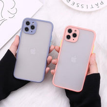 Load image into Gallery viewer, Case for iPhone Camera Protection Bumper Phone Cases For iPhone 14 14ProMax 14Plus 13Promax 13 12 11 Translucent Shockproof Back Cover Silicone Shock Proof Cover Lens Ring Protection
