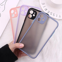 Load image into Gallery viewer, Case for iPhone Camera Protection Bumper Phone Cases For iPhone 14 14ProMax 14Plus 13Promax 13 12 11 Translucent Shockproof Back Cover Silicone Shock Proof Cover Lens Ring Protection
