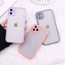 Load image into Gallery viewer, Case for iPhone Camera Protection Bumper Phone Cases For iPhone 14 14ProMax 14Plus 13Promax 13 12 11 Translucent Shockproof Back Cover Silicone Shock Proof Cover Lens Ring Protection
