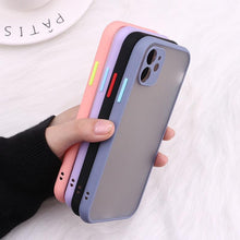Load image into Gallery viewer, Case for iPhone Camera Protection Bumper Phone Cases For iPhone 14 14ProMax 14Plus 13Promax 13 12 11 Translucent Shockproof Back Cover Silicone Shock Proof Cover Lens Ring Protection
