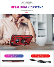 Load image into Gallery viewer, Cases With Ring for iPhone Slim Silicone Hard Cover Shock Absorption Lightweight Thin Case For iPhone 13 Pro Max 12 11 Case Magnet Ring Cover For iPhone Silicone Cover
