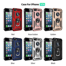 Load image into Gallery viewer, Cases With Ring for iPhone Slim Silicone Hard Cover Shock Absorption Lightweight Thin Case For iPhone 13 Pro Max 12 11 Case Magnet Ring Cover For iPhone Silicone Cover
